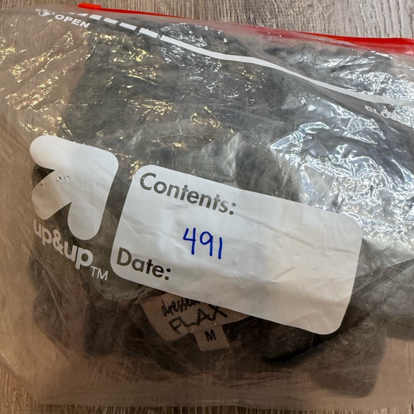 Dressed in FLAX 100% Linen Lagenlook Oversized Shift Dress in Gray Size Medium - Picture 7 of 7